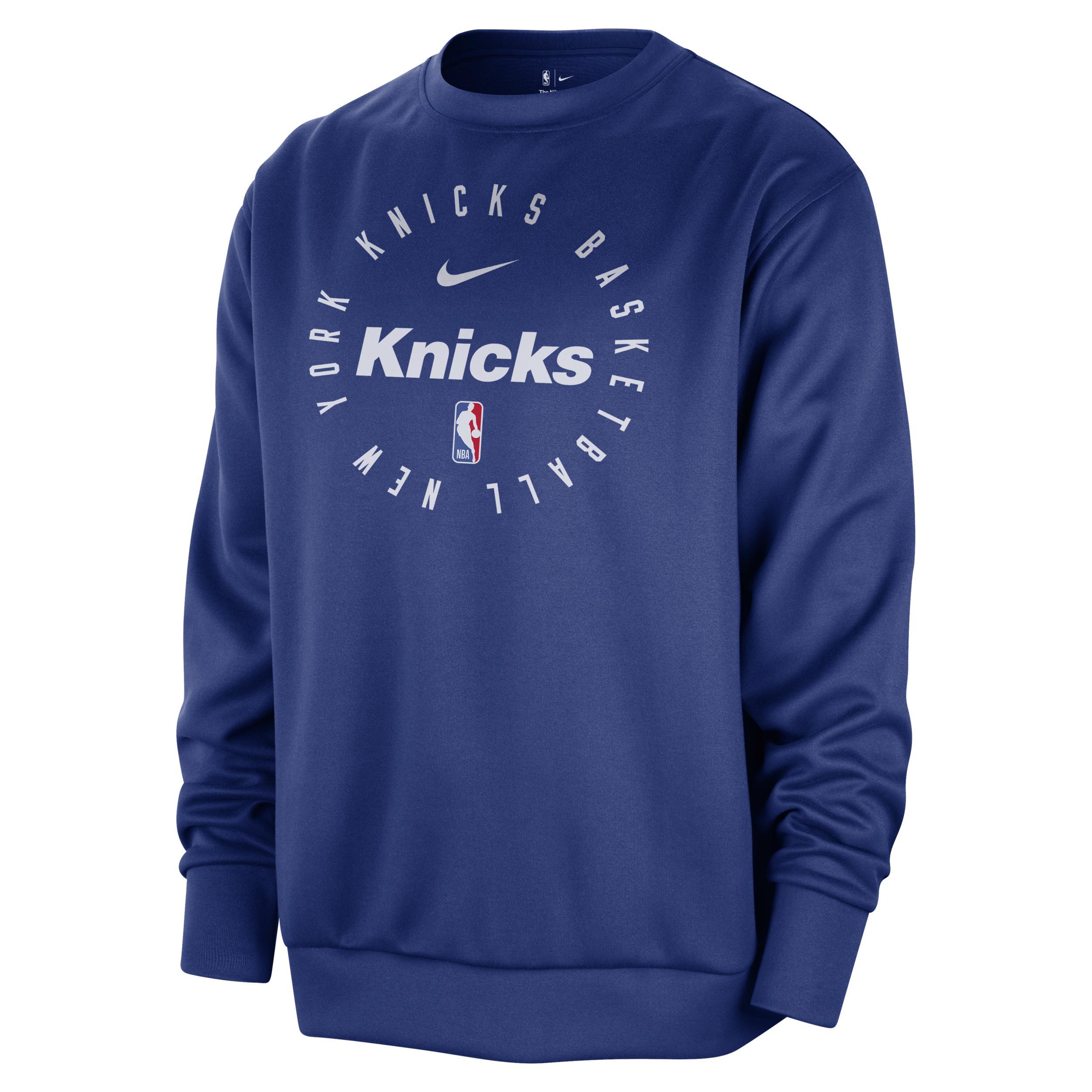 New York Knicks Spotlight Nike Men's Dri-FIT NBA Crew-Neck Sweatshirt Product Image