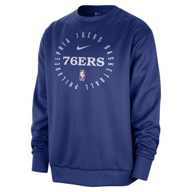 Philadelphia 76ers Spotlight Nike Men's Dri-FIT NBA Crew-Neck Sweatshirt Product Image