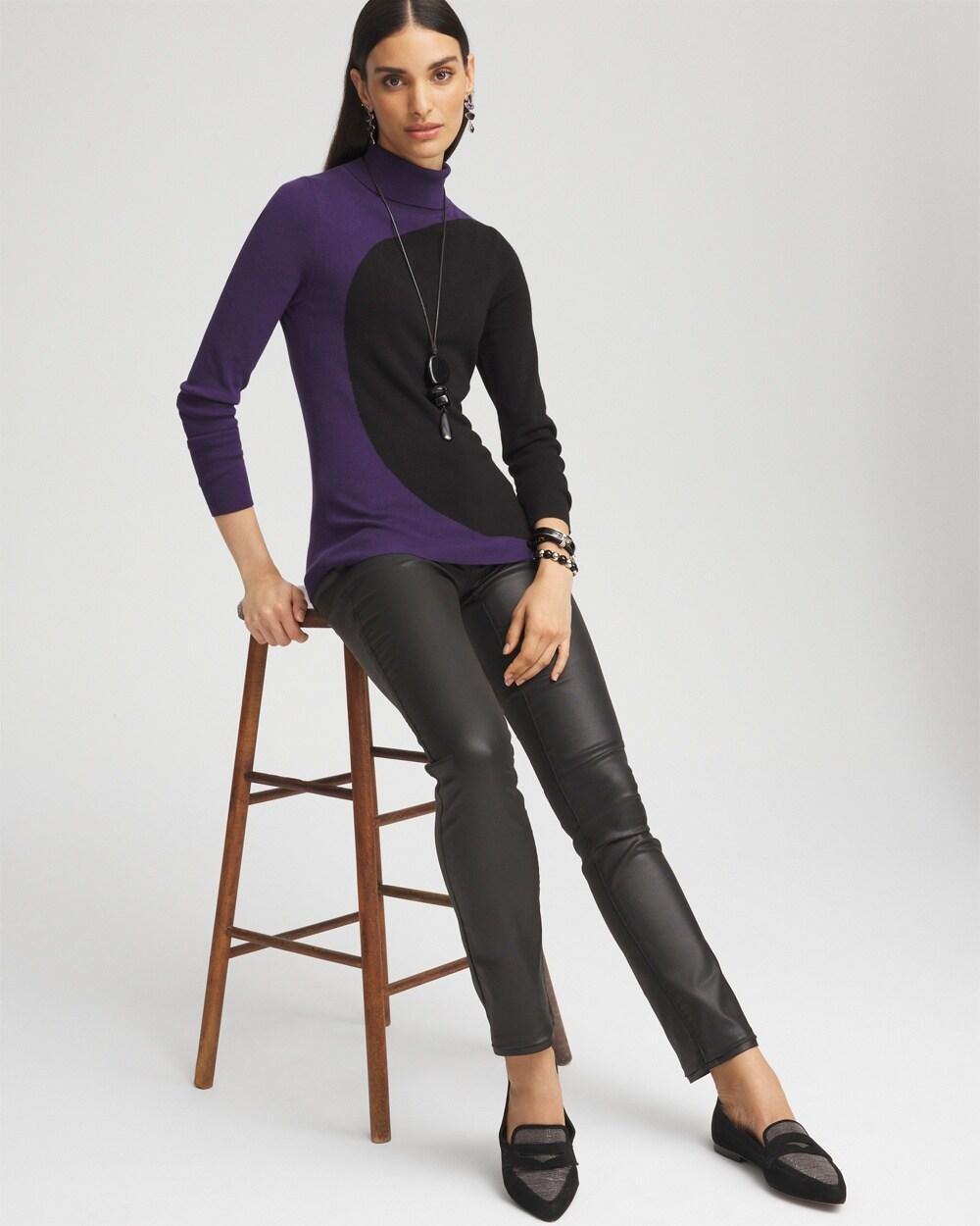 Studded V-Neck Sweater Product Image