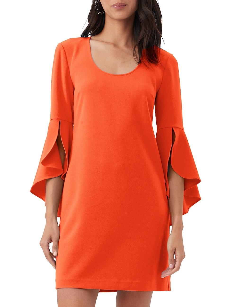 Womens Barbette Crepe Shift Dress Product Image