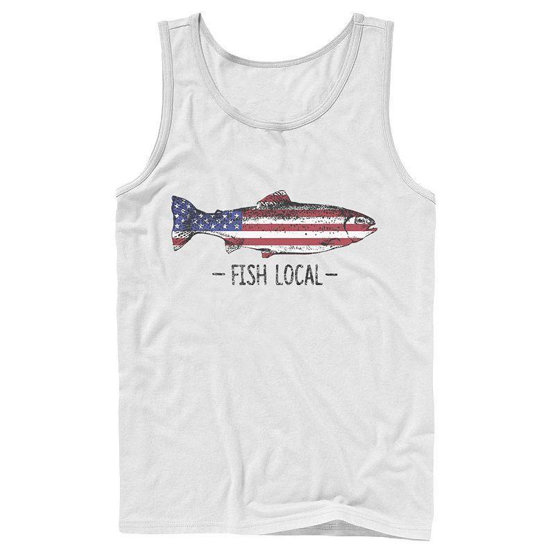 Mens Fish Local Americana Tank Top Product Image