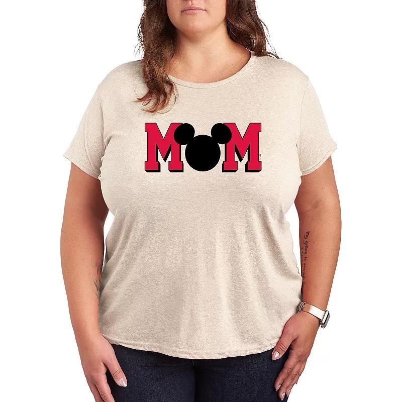 Disneys Mickey Mouse Plus Mom Graphic Tee, Womens Product Image