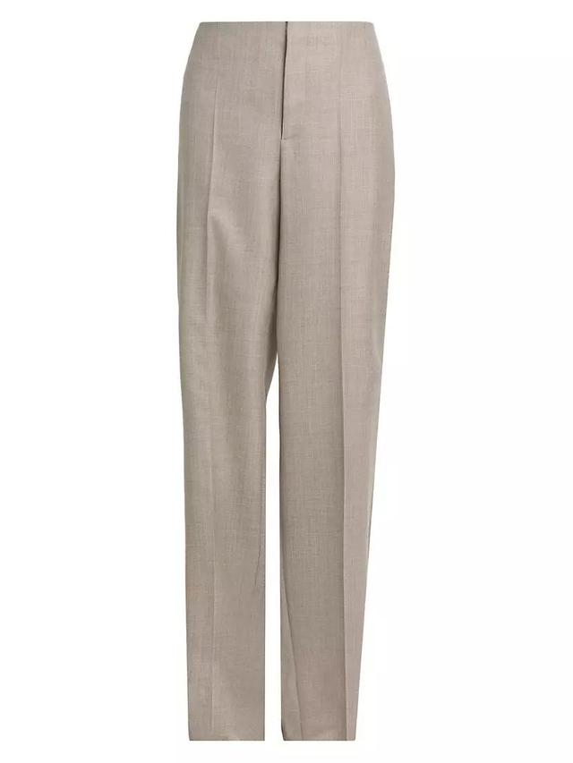 Wool Oversized Trousers Product Image