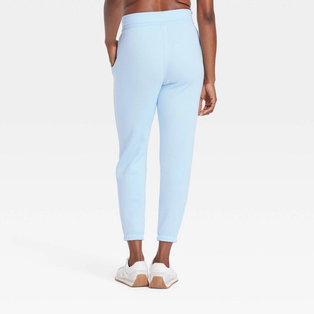 Womens Fleece High-Rise Jogger Sweatpants - All In Motion Blue Product Image