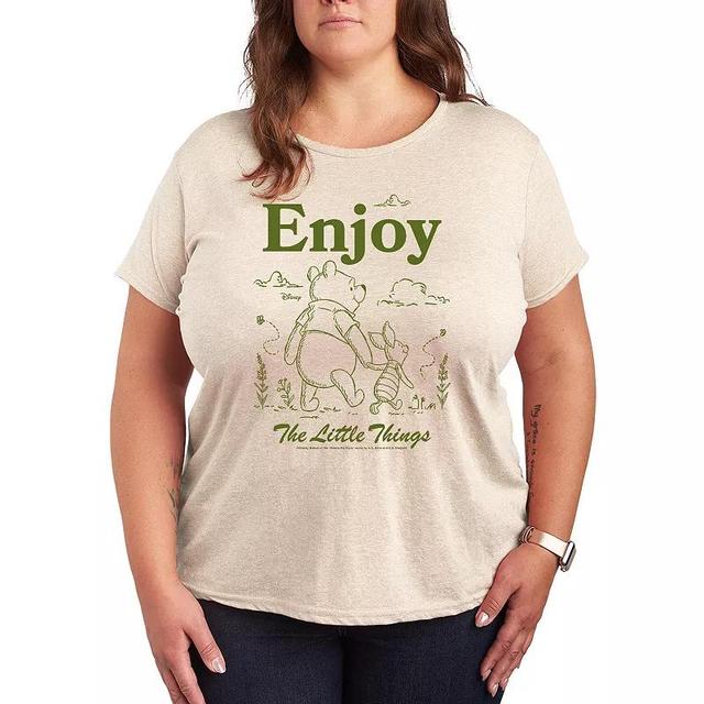 Disneys Winnie The Pooh Little Things Graphic Tee, Womens Product Image