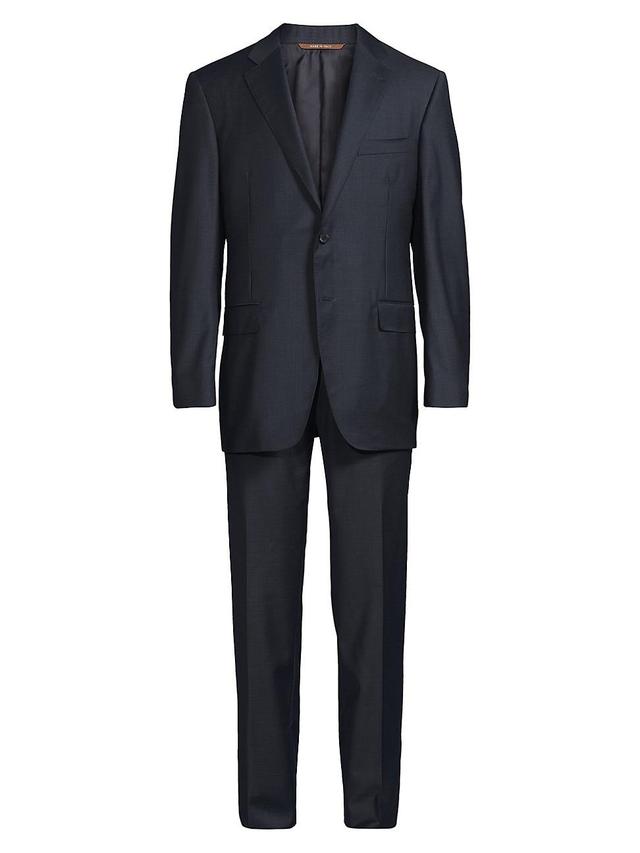 Mens Siena Micro Box Wool Suit Product Image