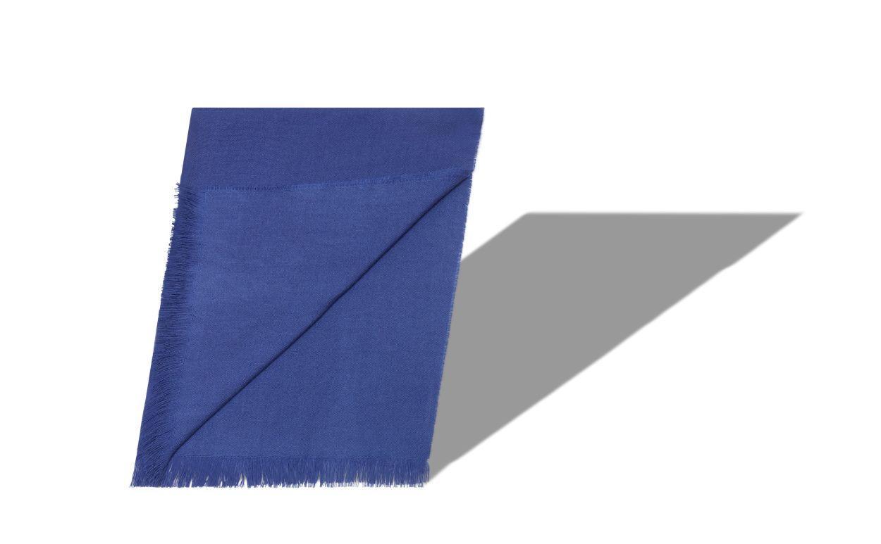 JURA Blue Fine Cashmere Scarf Product Image