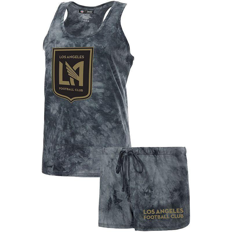 Womens Concepts Sport Charcoal LAFC Billboard Tank Top & Shorts Sleep Set Grey Product Image