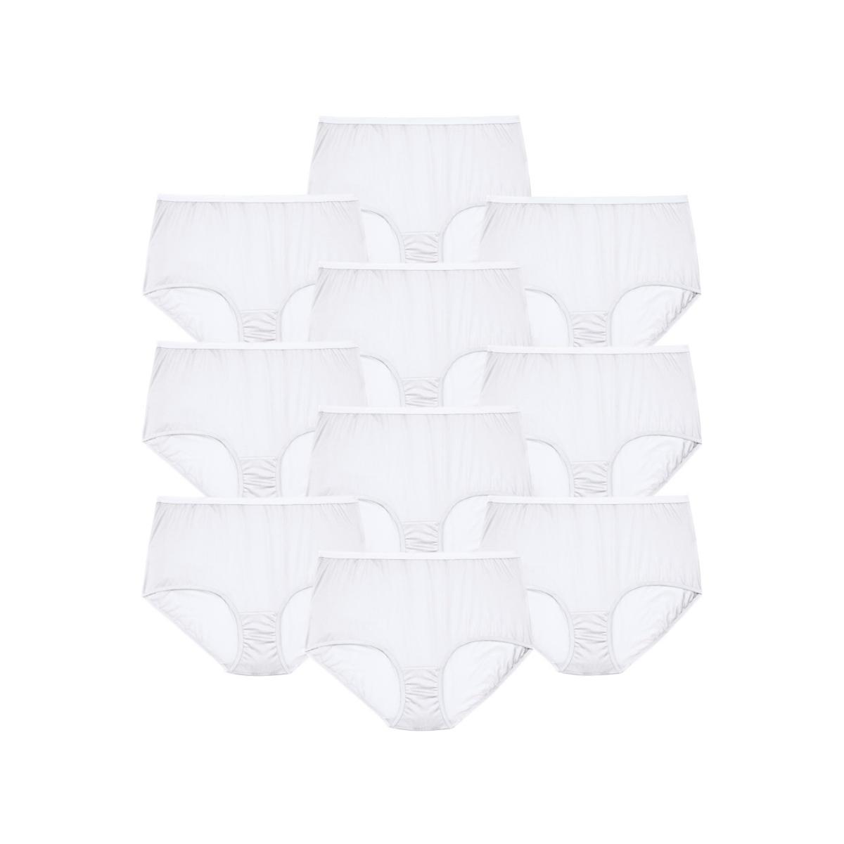 Comfort Choice Womens Cotton Brief 10-Pack Product Image