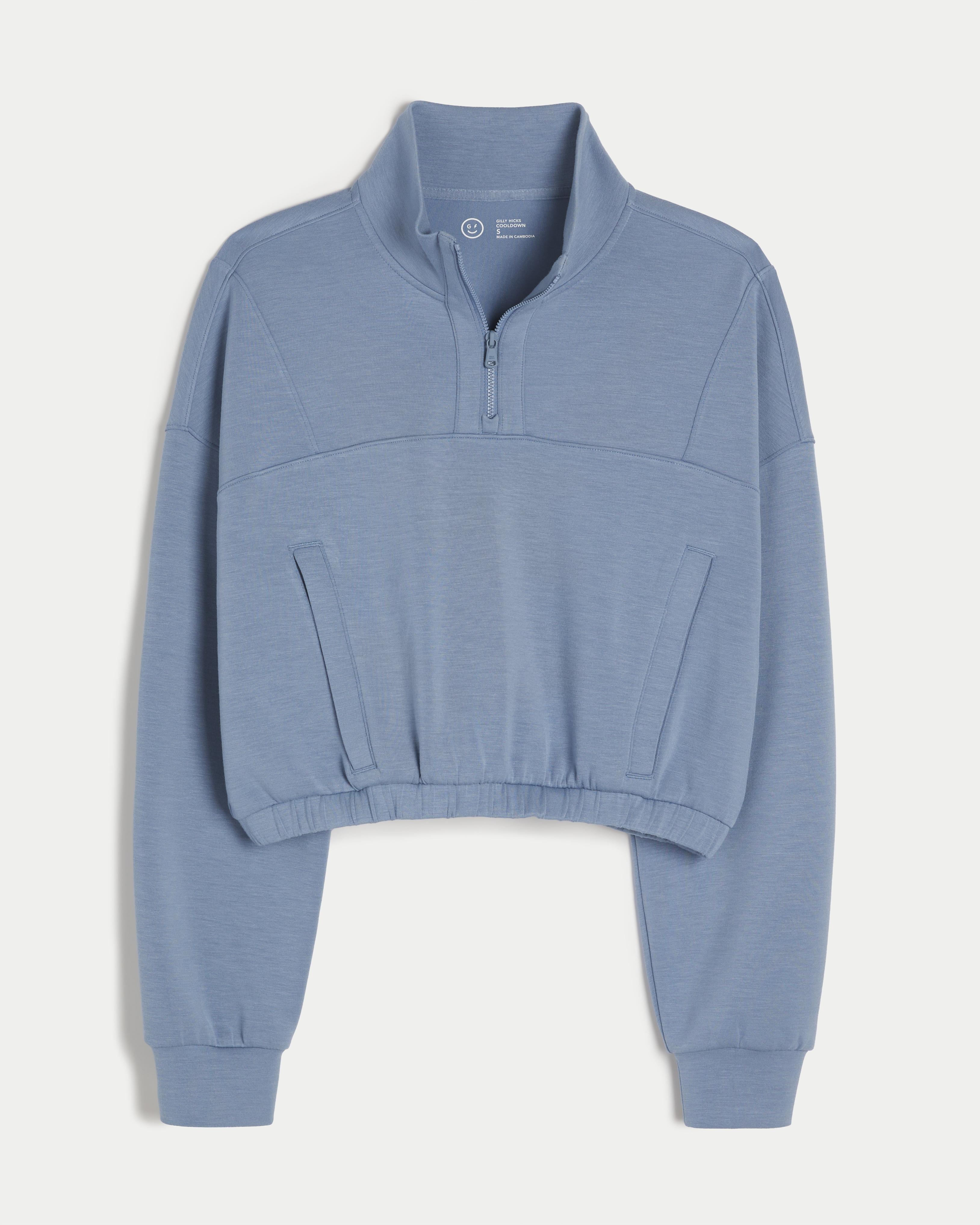 Gilly Hicks Active Cooldown Quarter-Zip Top Product Image