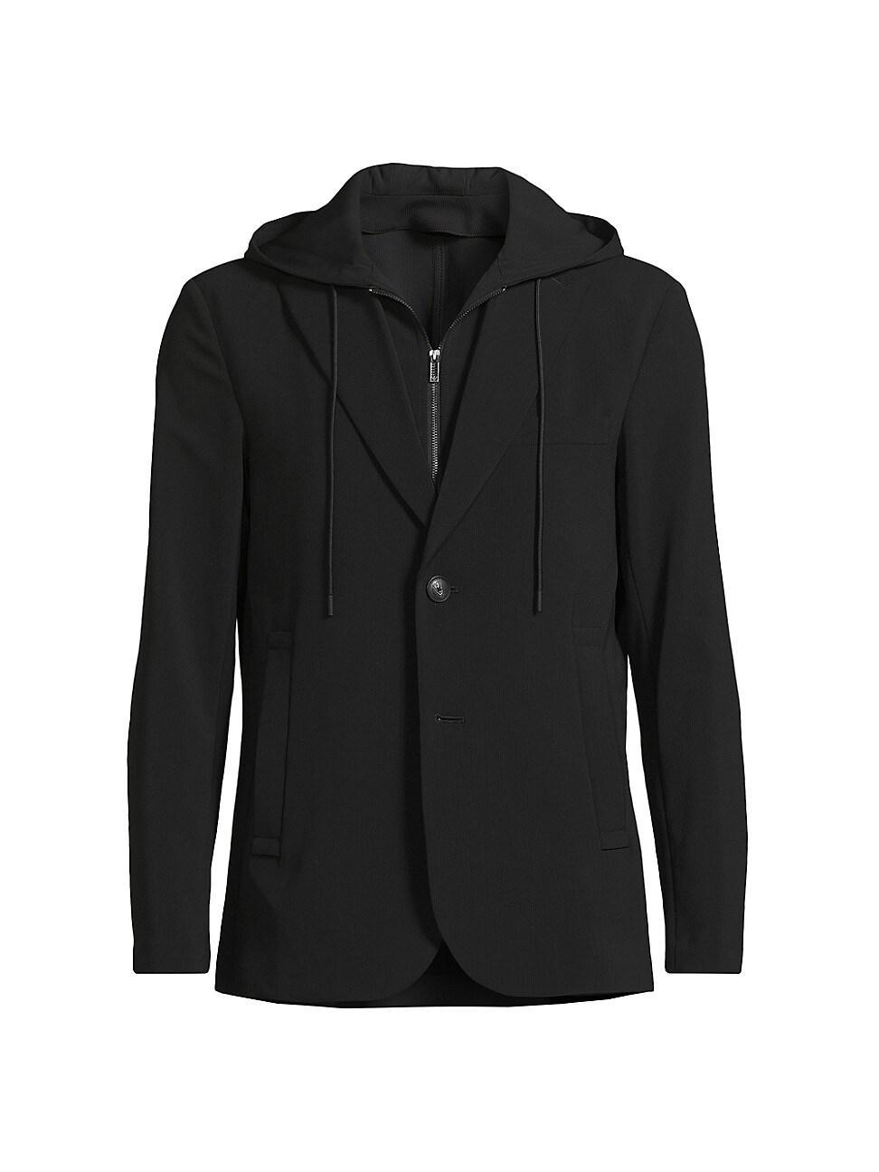 Mens Hooded Sport Jacket Product Image