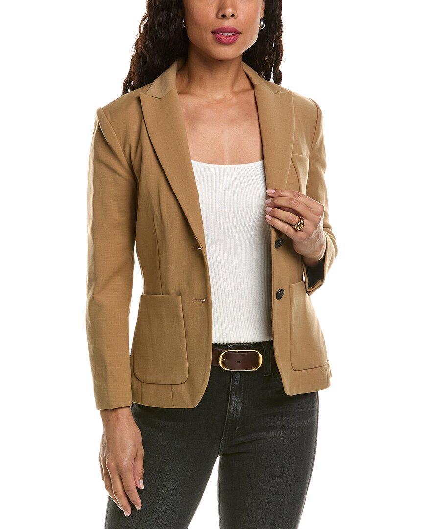 RAG & BONE Nancy Wool-blend Blazer In Brown Product Image