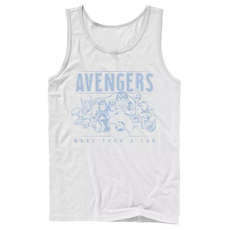 Mens Marvel Avengers More Than A Fan Vintage Outline Tank Top, Boys Product Image