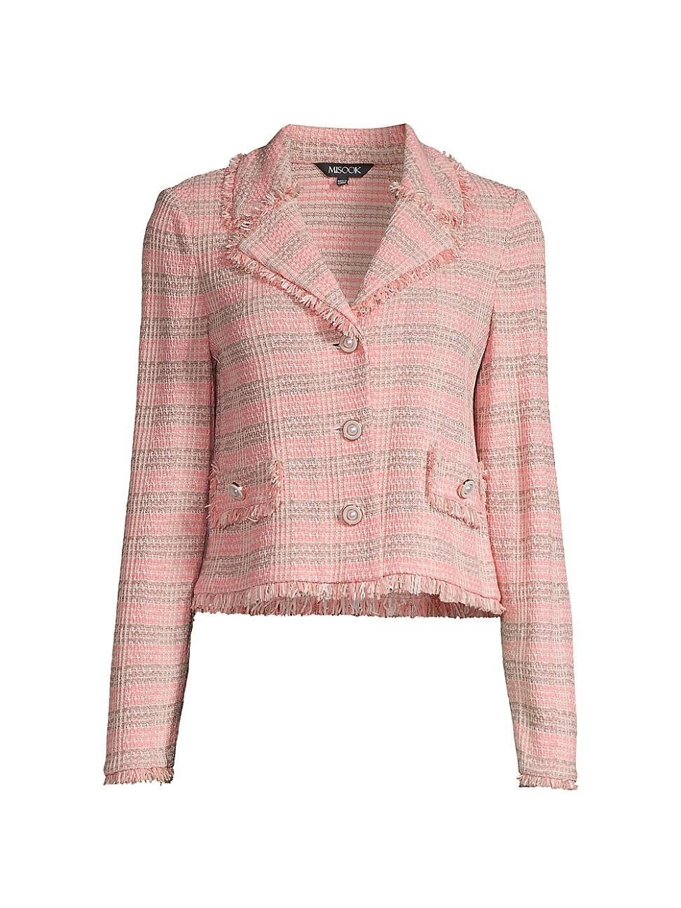 Womens Modern Button-Front Jacket Product Image