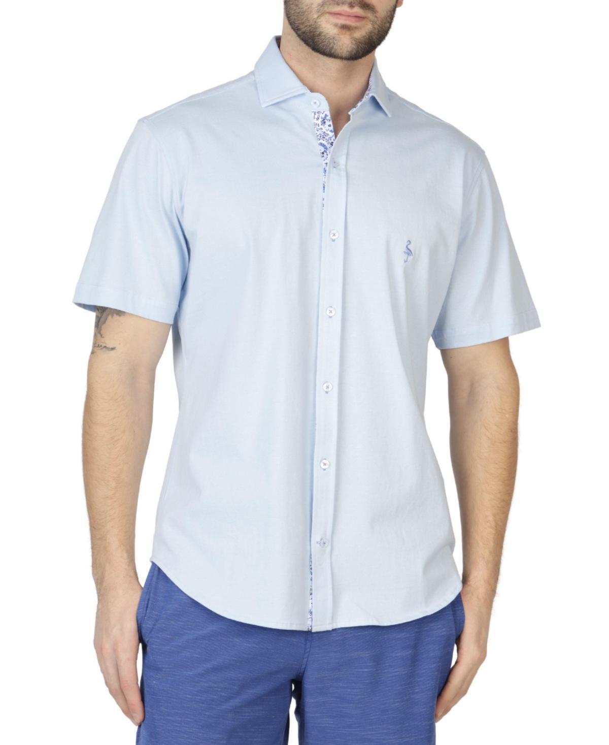 Tailorbyrd Mens Solid Knit Short Sleeve Shirt Product Image