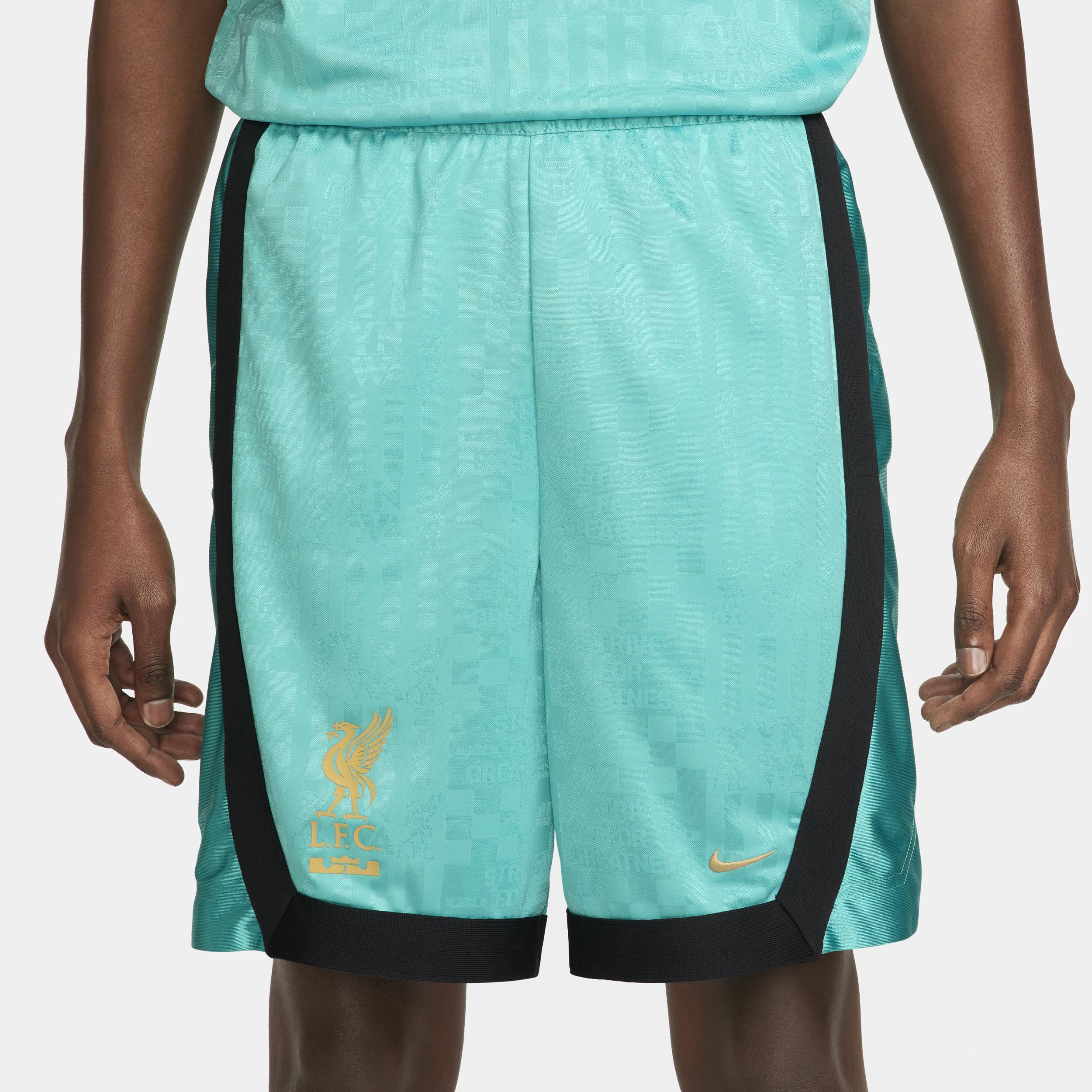 Nike Mens Nike LeBron Dri-FIT DNA 8 Shorts - Mens Washed Teal/Truly Gold Product Image