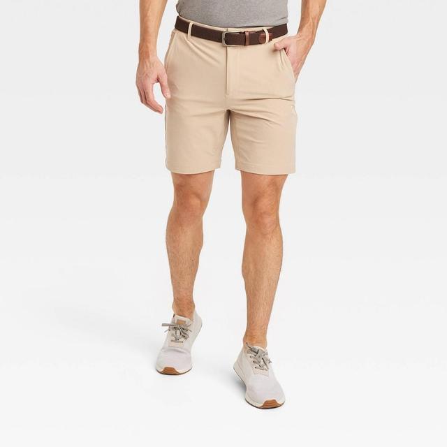 Mens Golf Shorts 8 - All In Motion Confident Khaki 34 Product Image