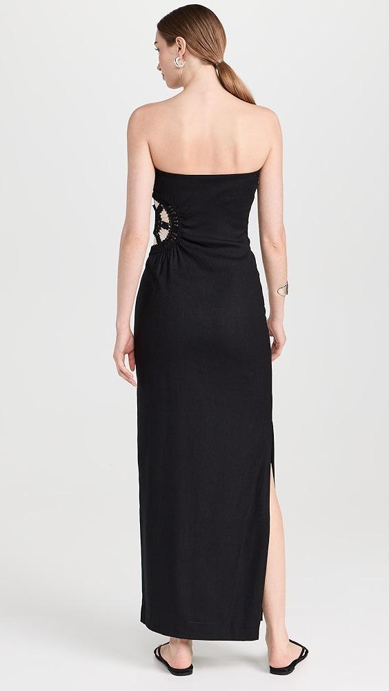 SIR. Dorian Strapless Midi Dress | Shopbop Product Image