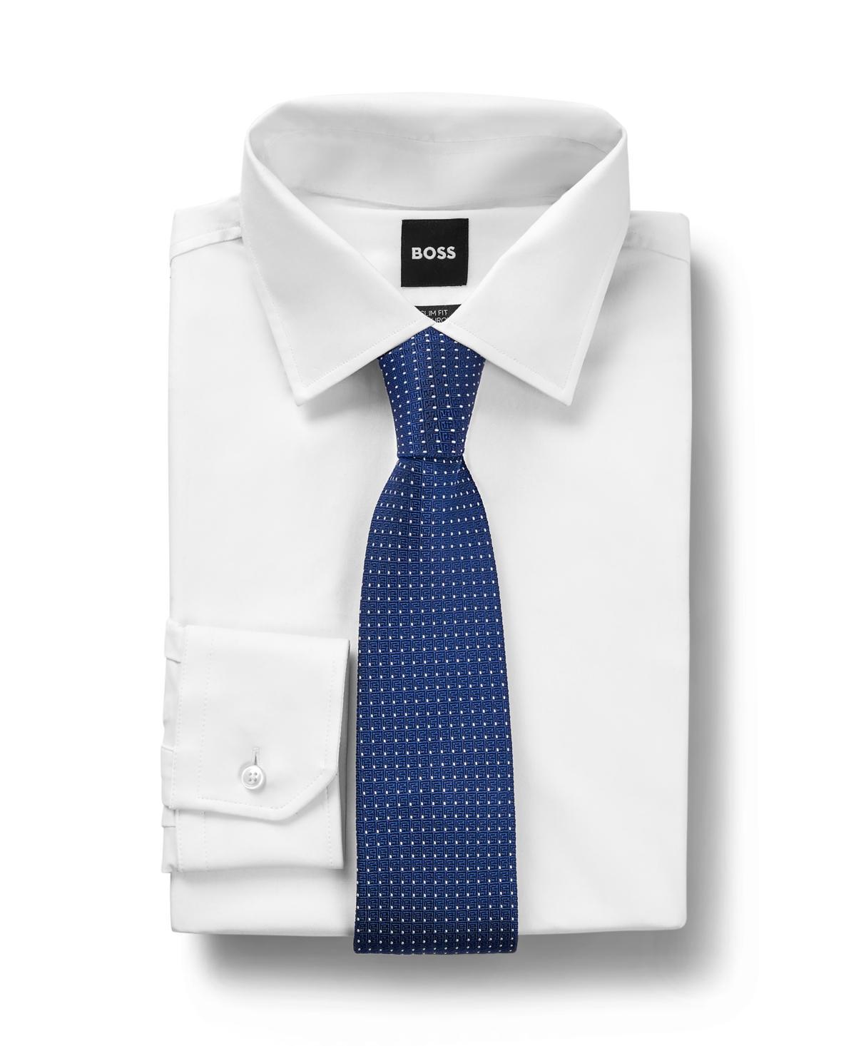 Boss by Hugo Boss Mens Jacquard Dot Pattern Tie Product Image