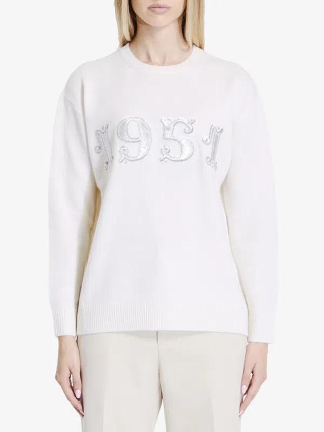 Plata Sweater In White Product Image