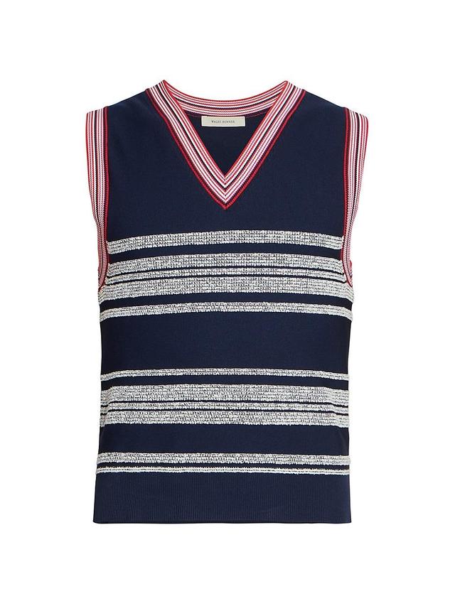 Mens Shade Stripe Sweater Vest Product Image