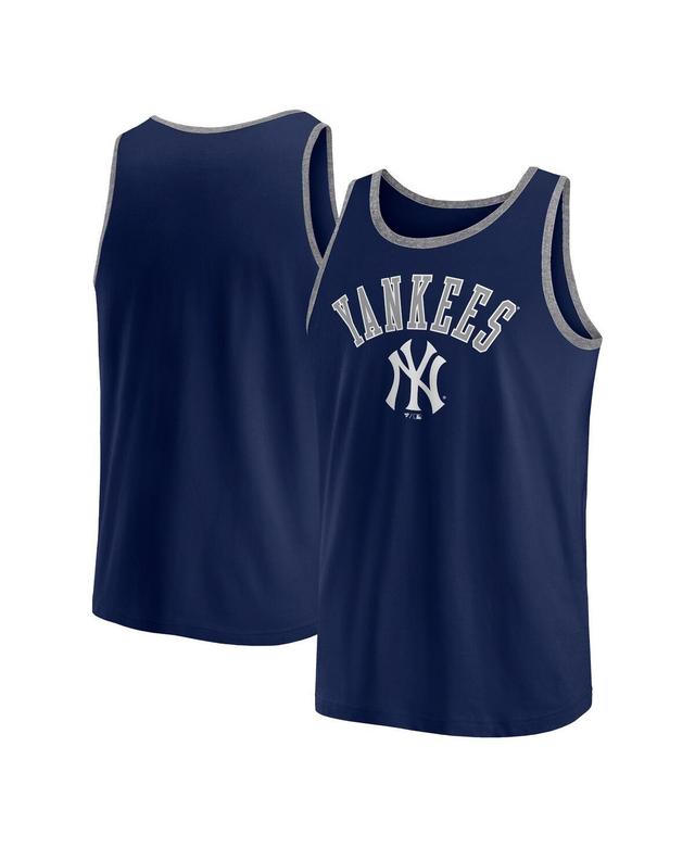 Fanatics Mens Navy New York Yankees Bet Tank Top - Navy Product Image