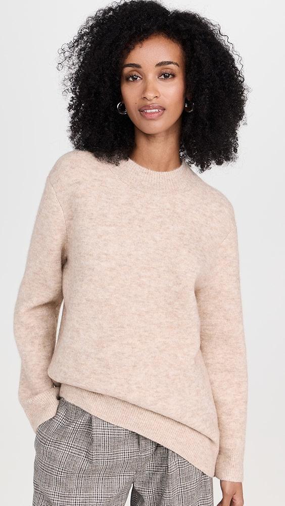 Vince Textured Soft Sculpt Crew Neck | Shopbop Product Image