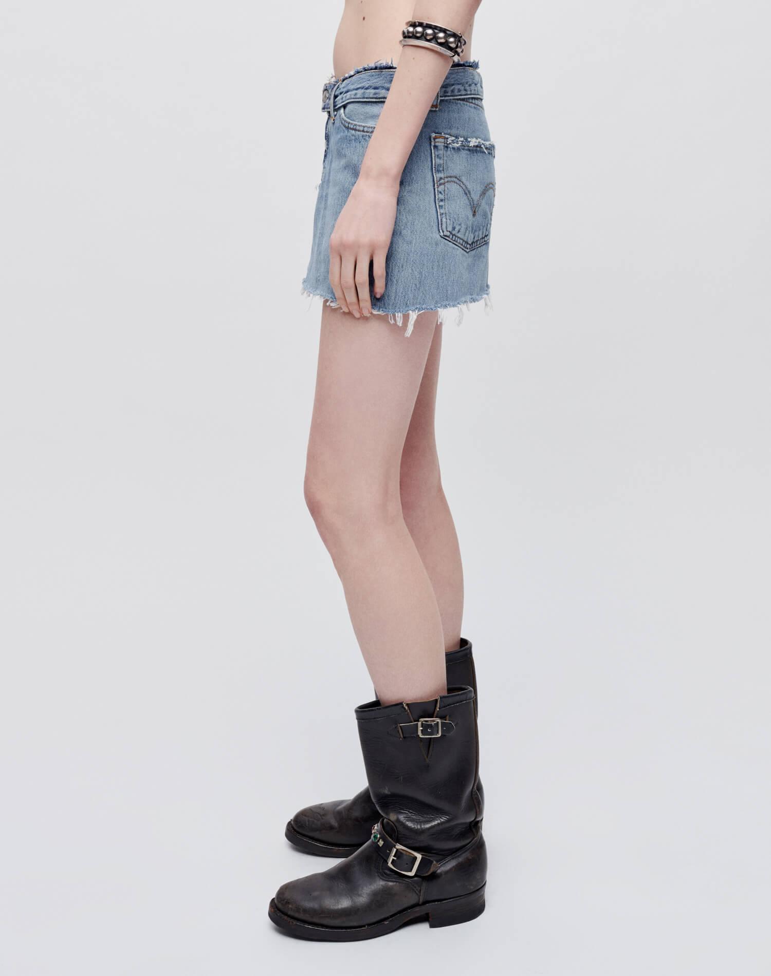 Levi's Raw Waist Mini Skirt Female Product Image