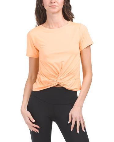 Cozy Knot Short Sleeve T-Shirt for Women Product Image