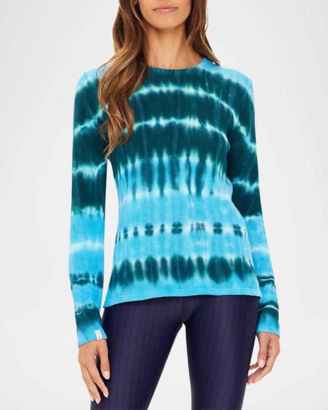 Amana Tie-Dye Long-Sleeve Knit Pullover Product Image