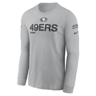 San Francisco 49ers Salute to Service Mascot Edge Legend Nike Men's NFL Long-Sleeve T-Shirt Product Image