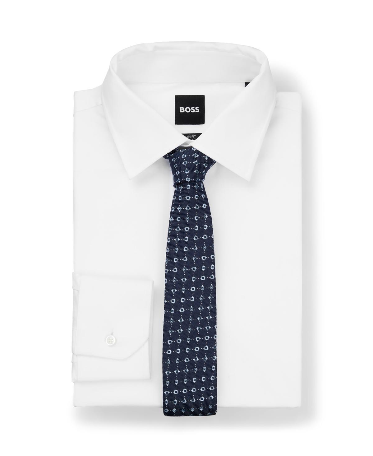 Boss by Hugo Boss Mens Jacquard-Woven Pattern Tie Product Image