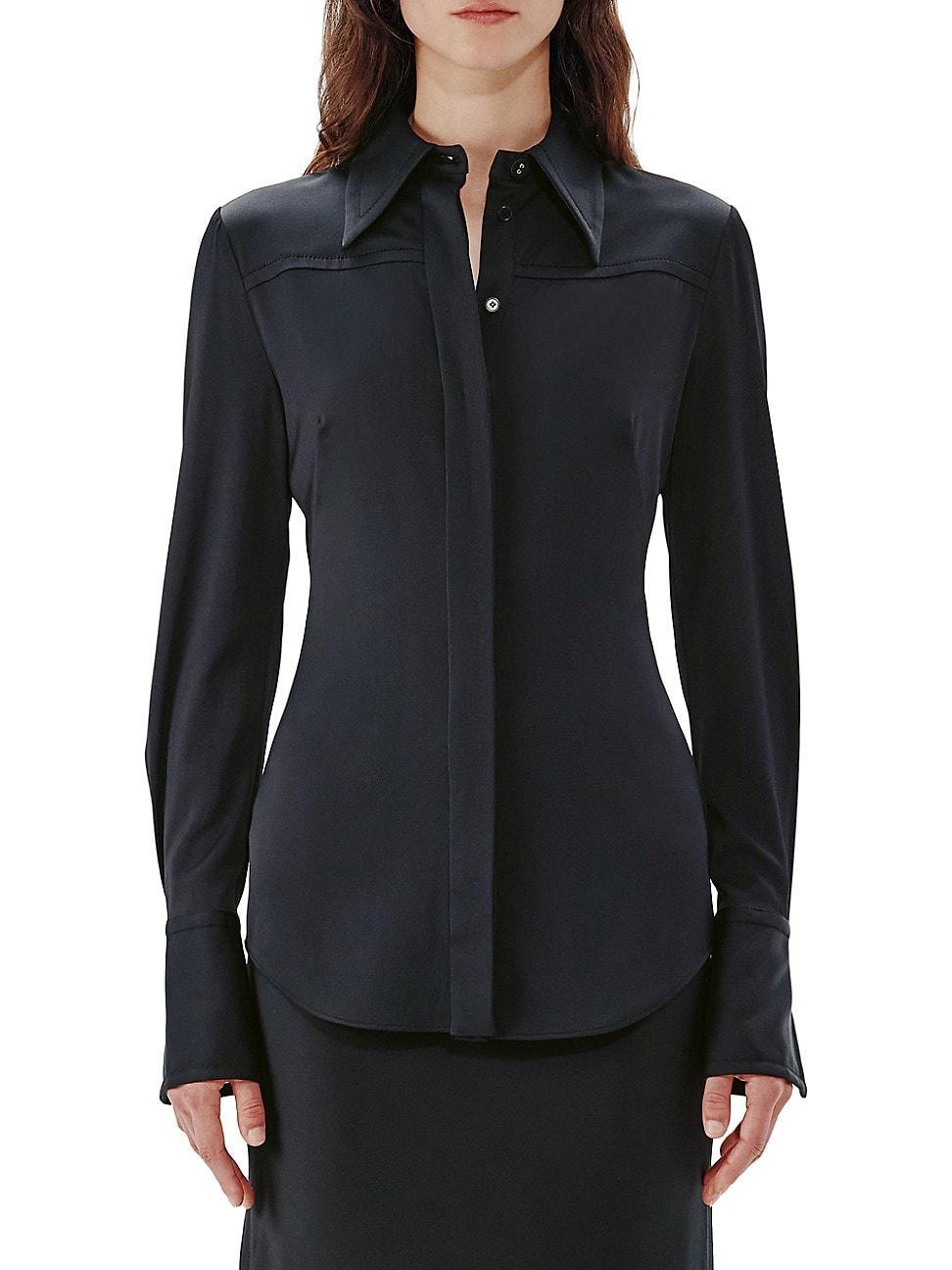 Womens Bias Seamed Shirt Product Image