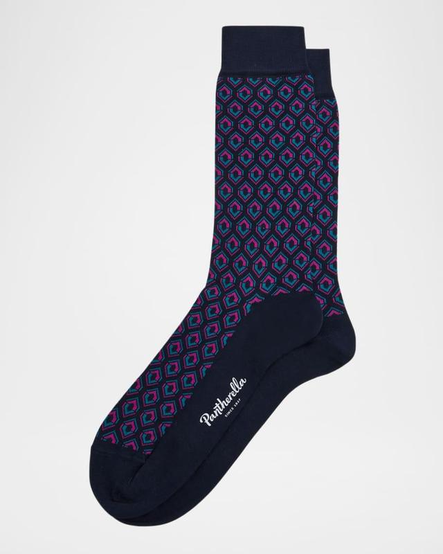 Men's Beckford Geometric Crew Socks Product Image