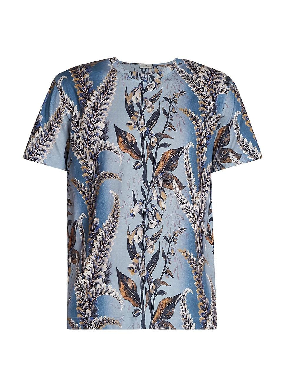 Mens Floral Printed T-Shirt Product Image