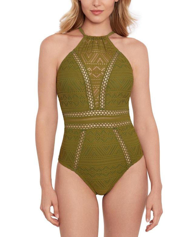 Salt + Cove Womens Crocheted One-Piece Swimsuit, Created for Macys Product Image