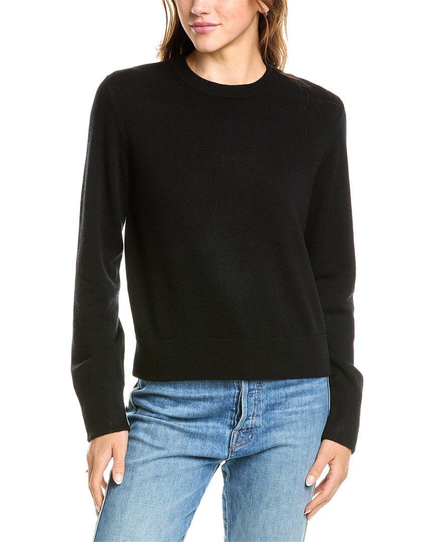 VINCE Wool & Cashmere-blend Sweater In Black Product Image