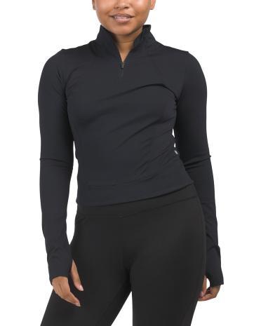 Lux Crosstrain Everyday Quarter Zip Top for Women | Polyester/Spandex product image