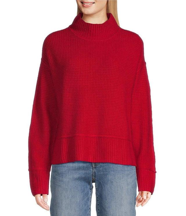 Lucky Brand Mock Neck Long Sleeve Pull-On Sweater Product Image