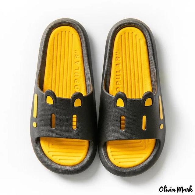 Olivia Mark – Skeleton sandals non-slip home couples fashion summer bathroom bathing slippers Product Image