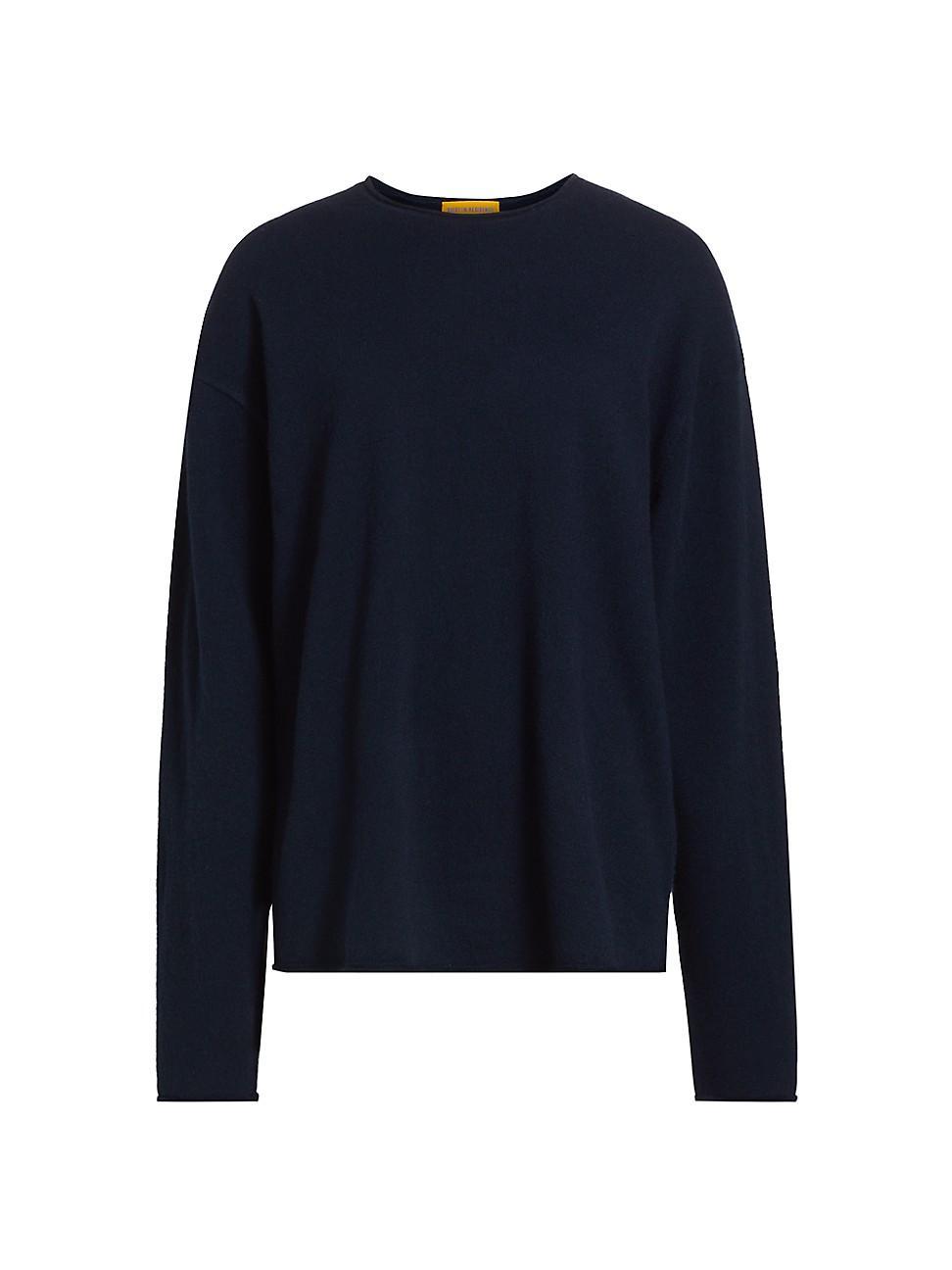 Womens Cashmere Oversized Crewneck Sweater Product Image