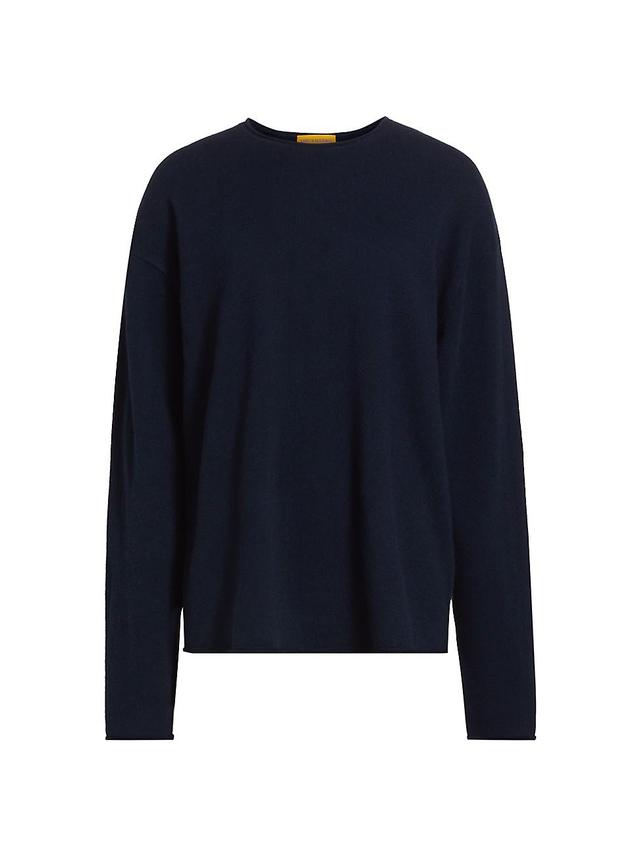 Womens Cashmere Oversized Crewneck Sweater Product Image