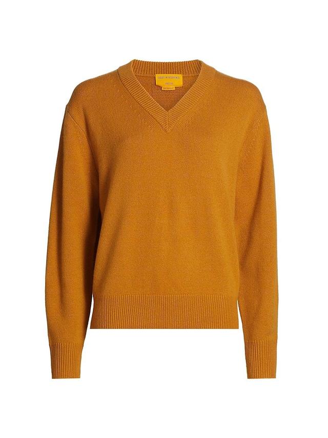 Womens The V Cashmere Sweater Product Image