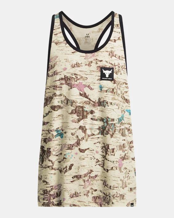 Men's Project Rock Camo Graphic Tank Product Image