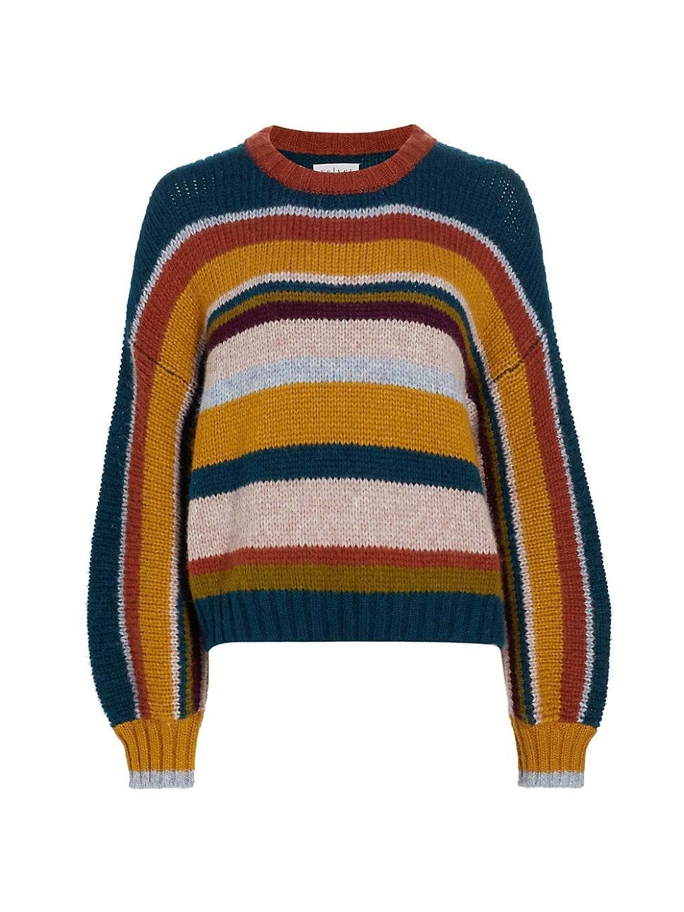 Womens Samara Alpaca-Blend Striped Sweater product image