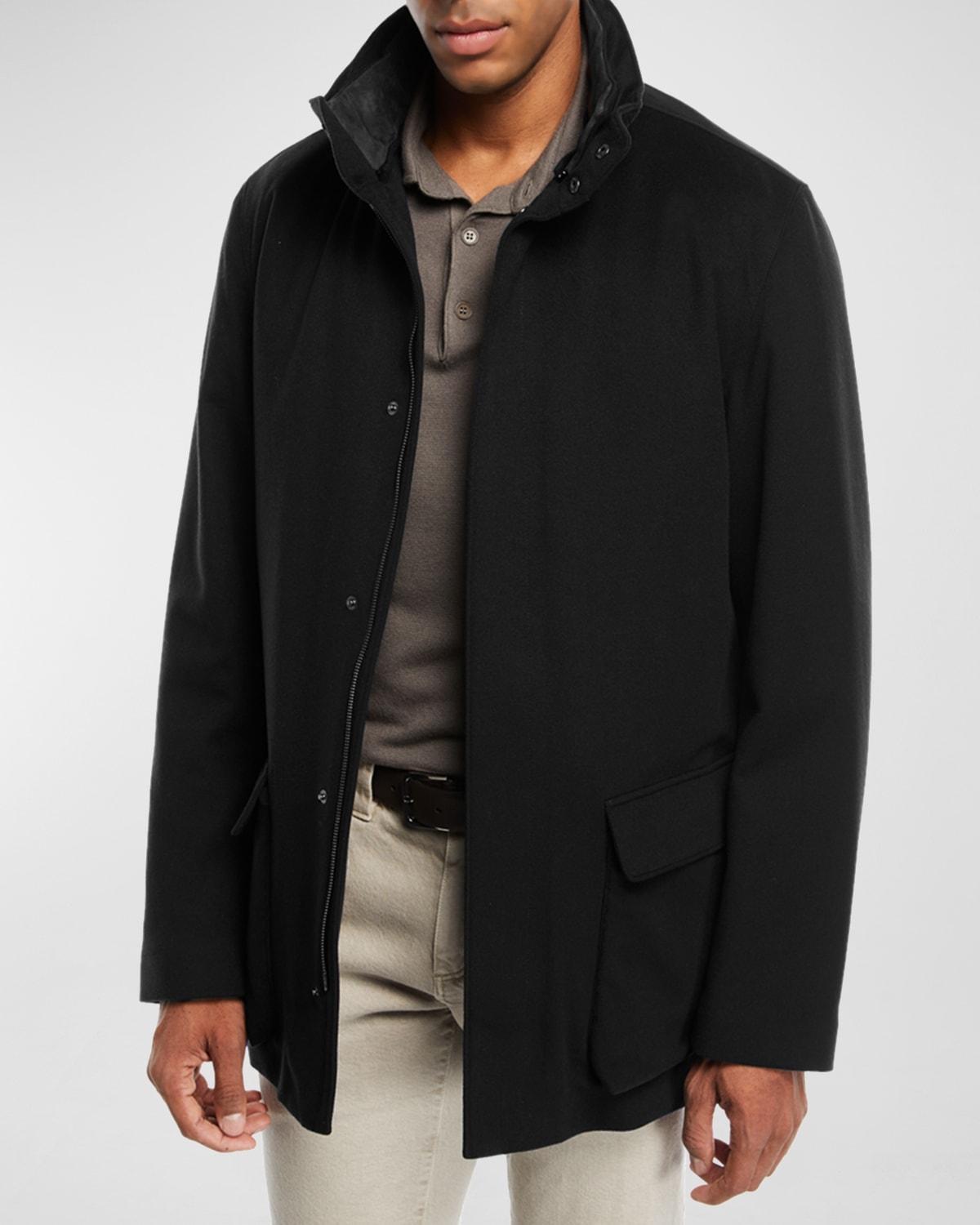 Mens Winter Voyager Cashmere Overcoat Product Image