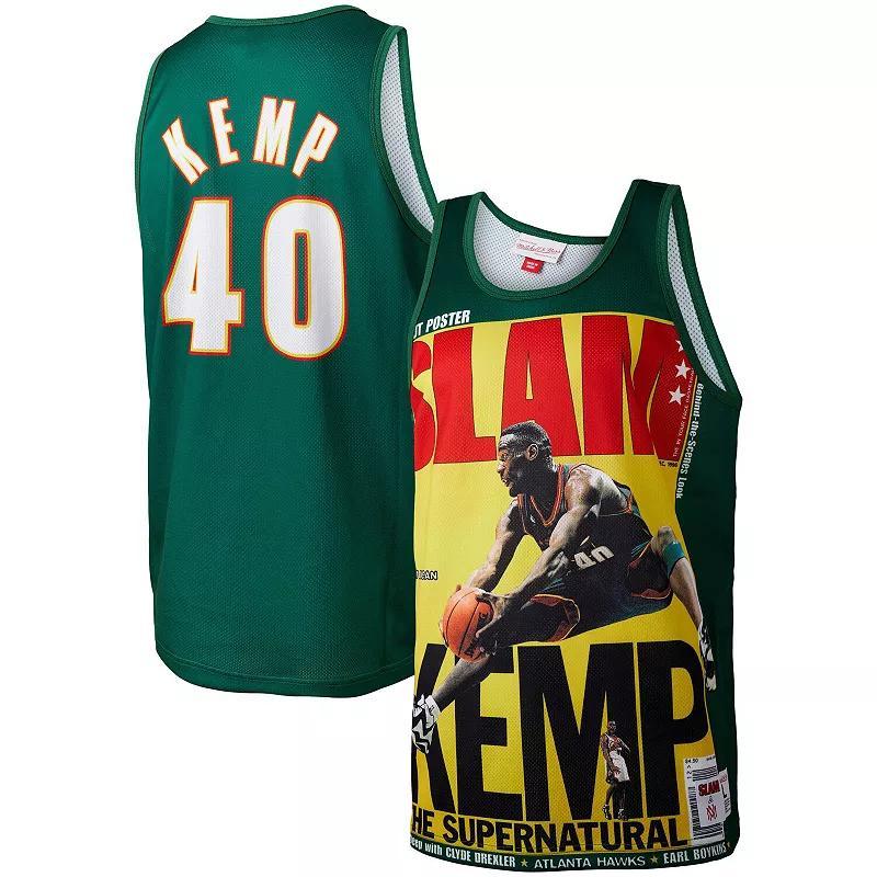 Mens Mitchell & Ness Shawn Kemp Seattle SuperSonics Slam Player Tank Top Product Image