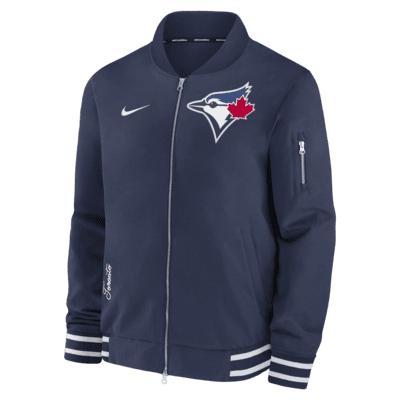 Toronto Blue Jays Authentic Collection Men's Nike MLB Full-Zip Bomber Jacket Product Image