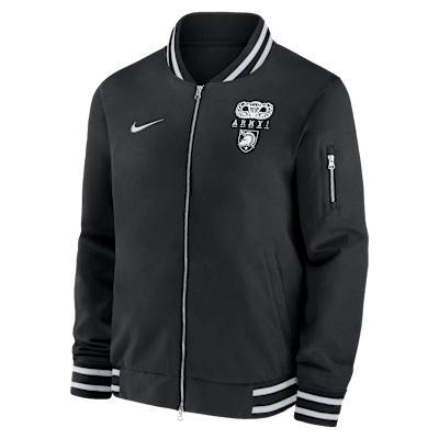 Army Black Knights Rivalry Sideline Men's Nike College Full-Zip Bomber Jacket Product Image