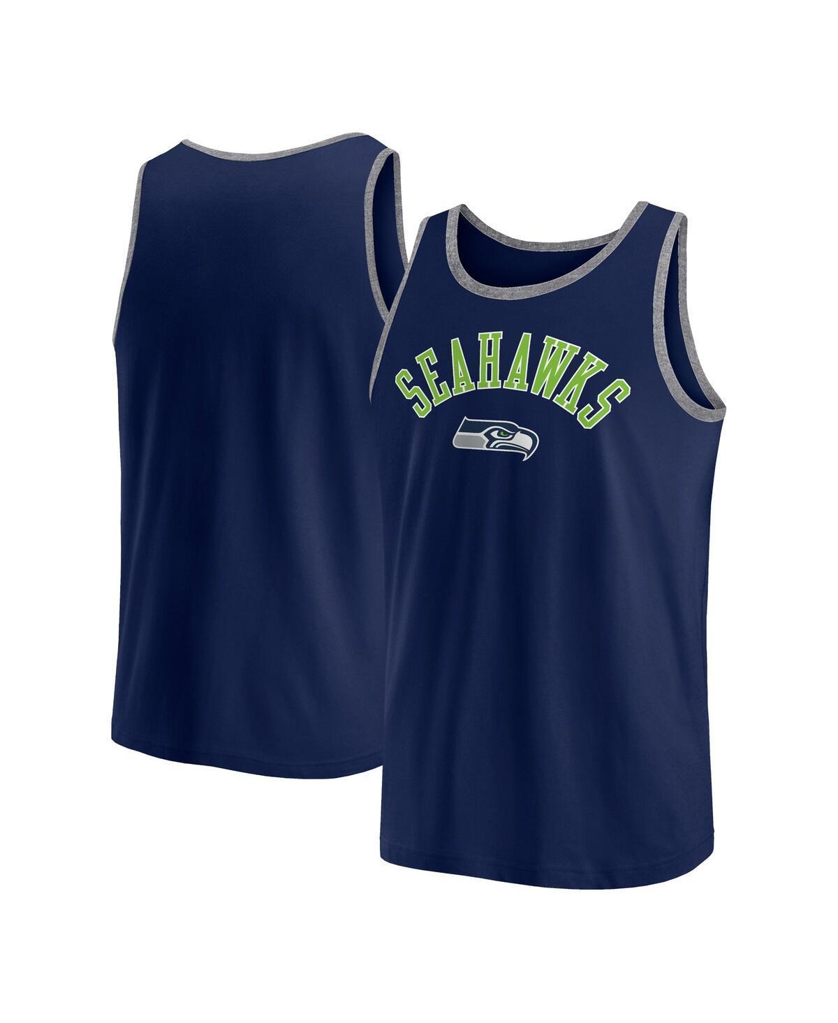 Fanatics Mens College Navy Seattle Seahawks Bet Tank Top - Navy Product Image